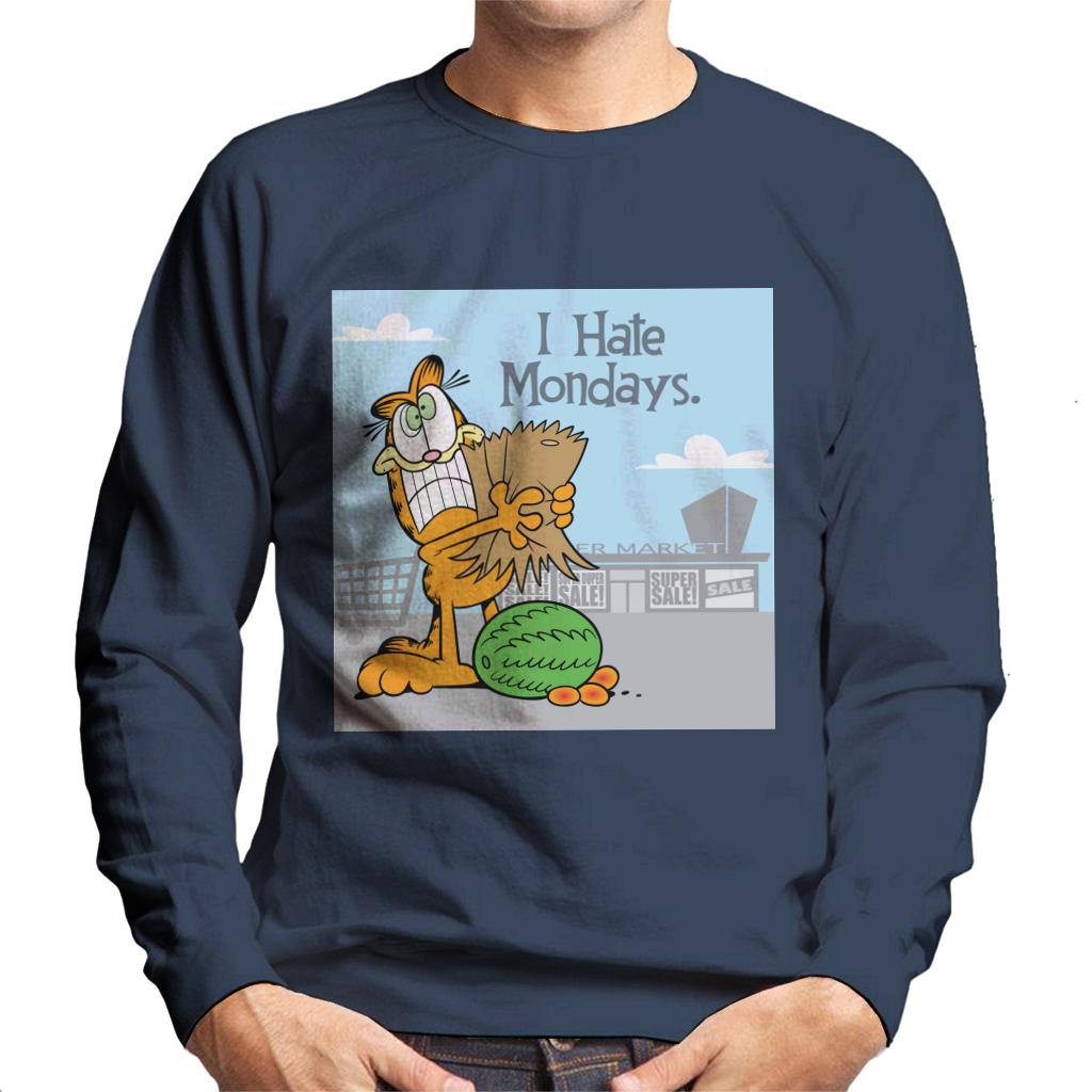 Garfield Grocery Shopping Hate Mondays Men's Sweatshirt product image 6