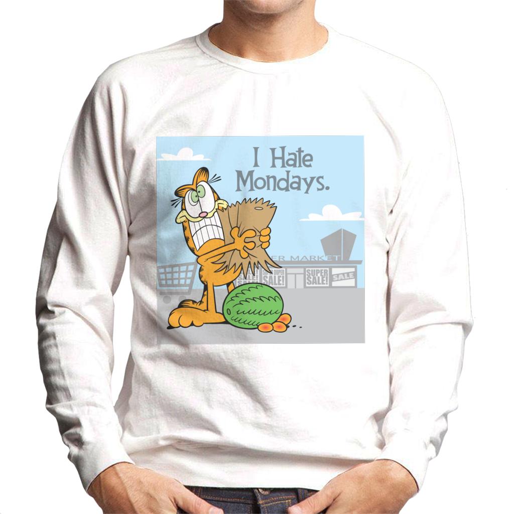 Garfield Grocery Shopping Hate Mondays Men's Sweatshirt product image 4