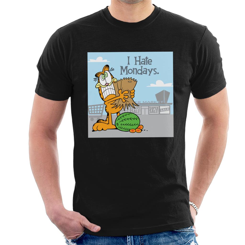 Garfield Grocery Shopping Hate Mondays Men's T-Shirt product image 1