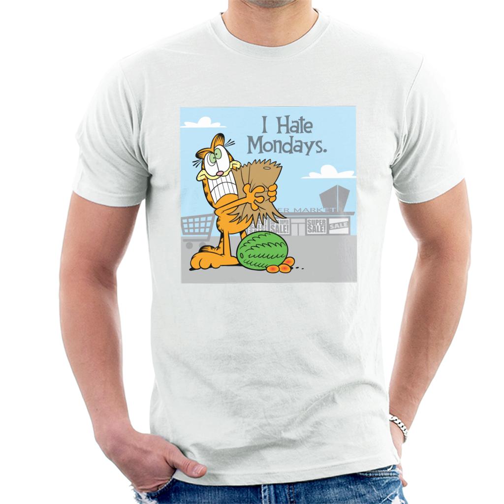 Garfield Grocery Shopping Hate Mondays Men's T-Shirt product image 4