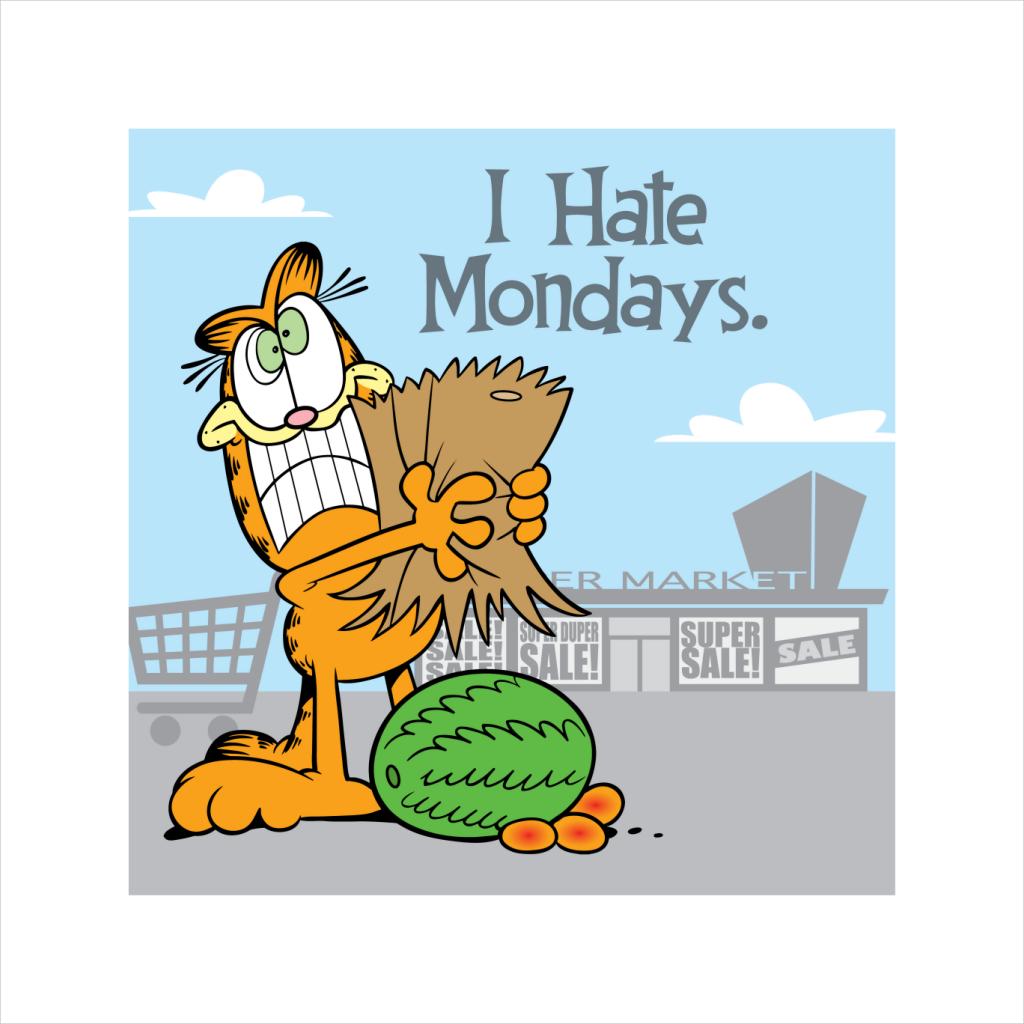 Garfield Grocery Shopping Hate Mondays Kid's T-Shirt product image 5