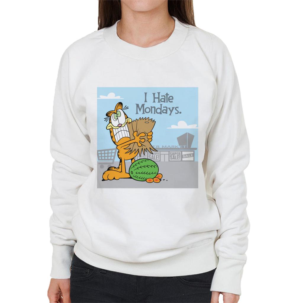 Garfield Grocery Shopping Hate Mondays Women's Sweatshirt product image 4