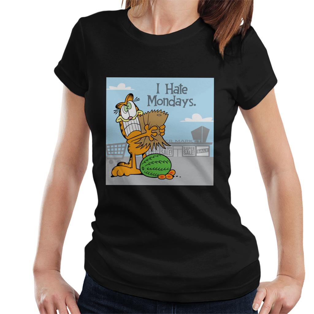Garfield Grocery Shopping Hate Mondays Women's T-Shirt product image 1