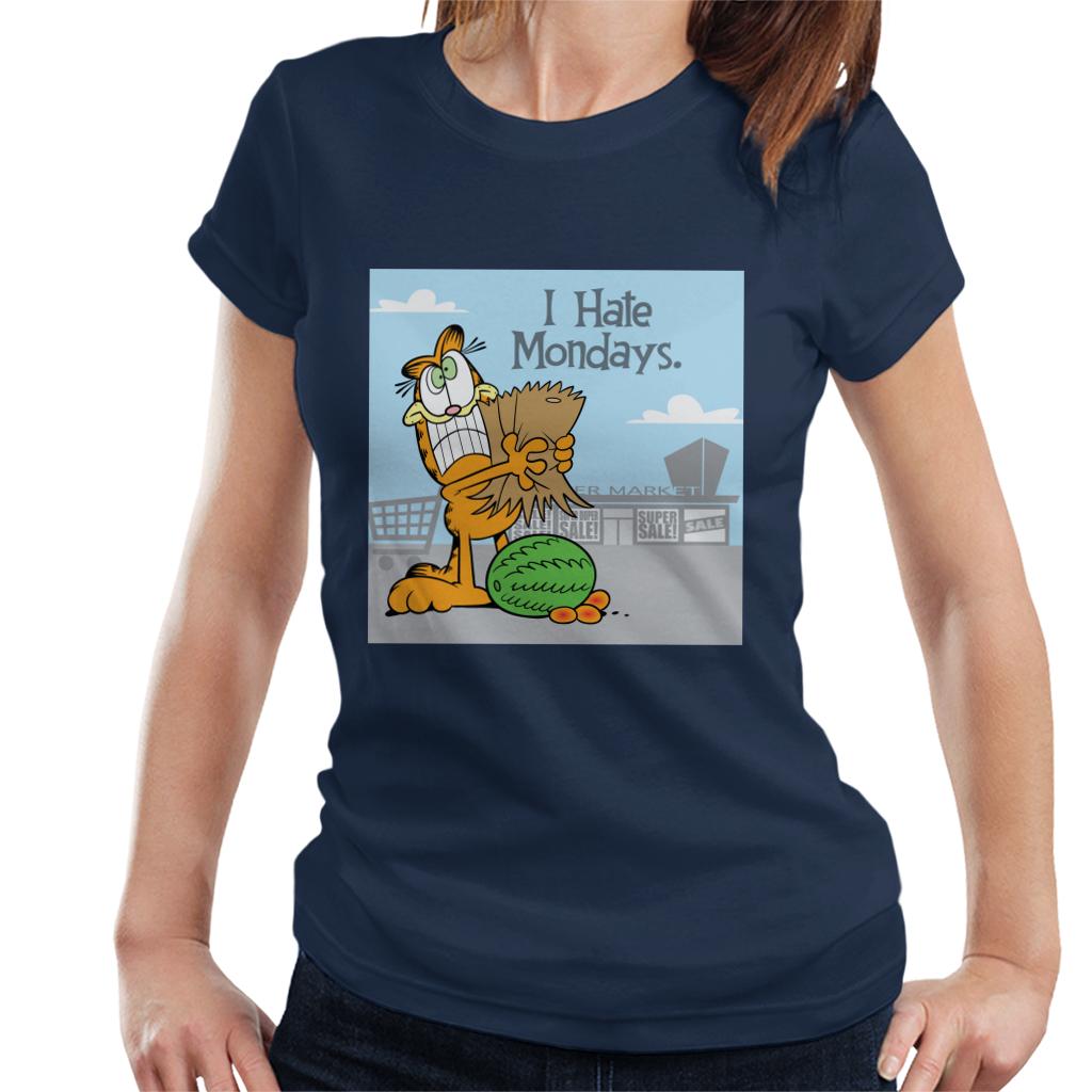 Garfield Grocery Shopping Hate Mondays Women's T-Shirt product image 6