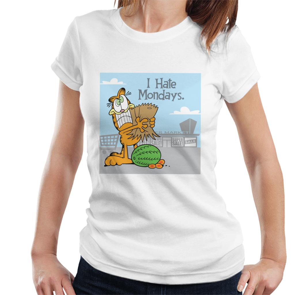 Garfield Grocery Shopping Hate Mondays Women's T-Shirt product image 4