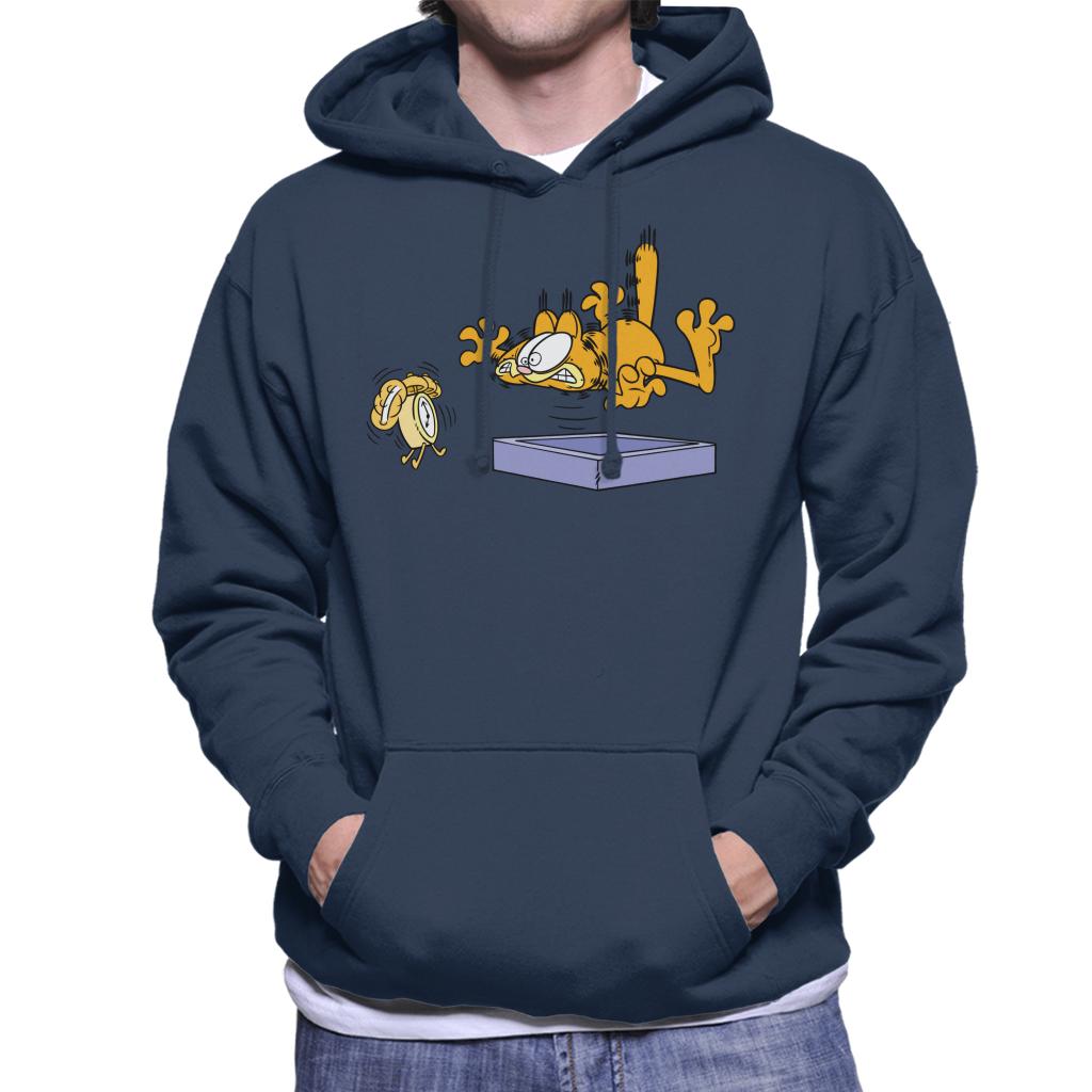 Garfield Alarm Clock Wake Up Men's Hooded Sweatshirt product image 6