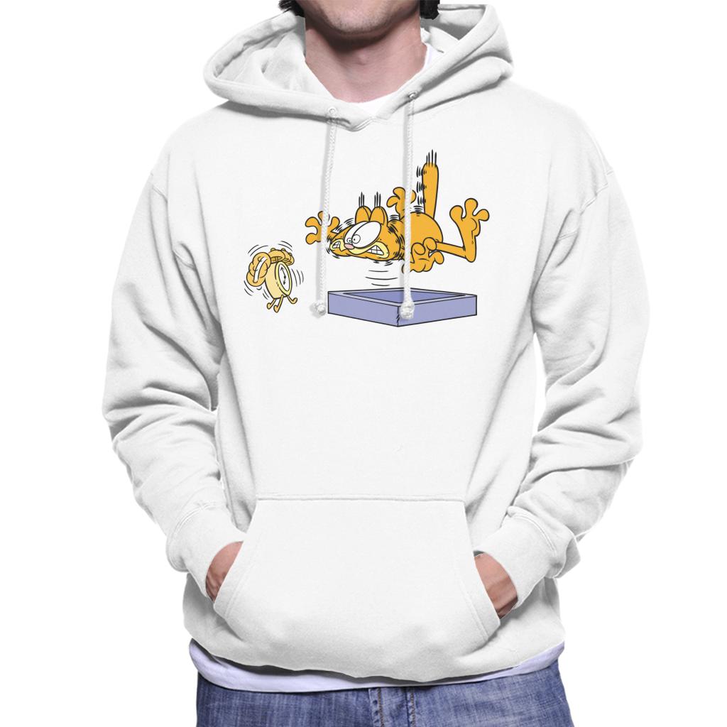 Garfield Alarm Clock Wake Up Men's Hooded Sweatshirt product image 4