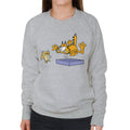 Garfield Alarm Clock Wake Up Women's Sweatshirt product image 1