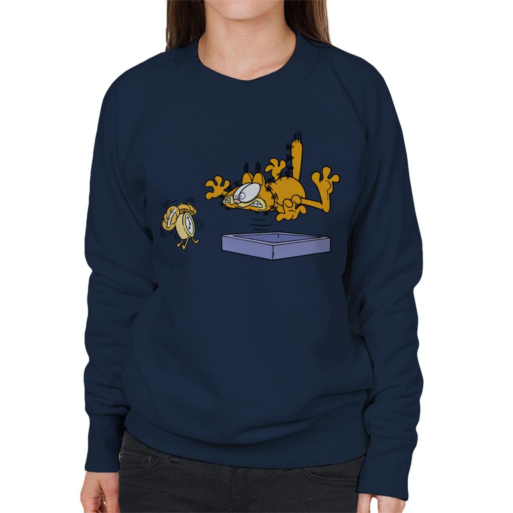 Garfield Alarm Clock Wake Up Women's Sweatshirt product image 6