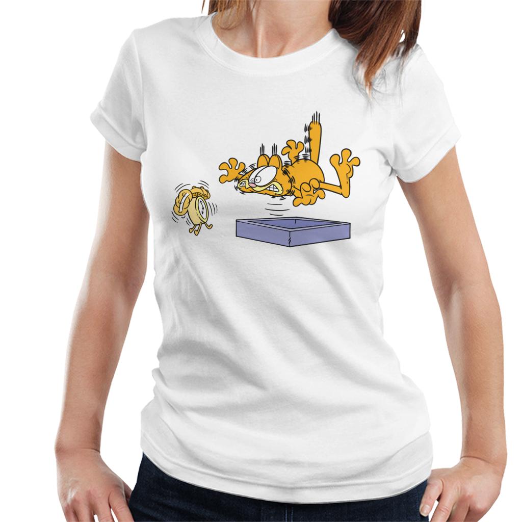 Garfield Alarm Clock Wake Up Women's T-Shirt product image 4