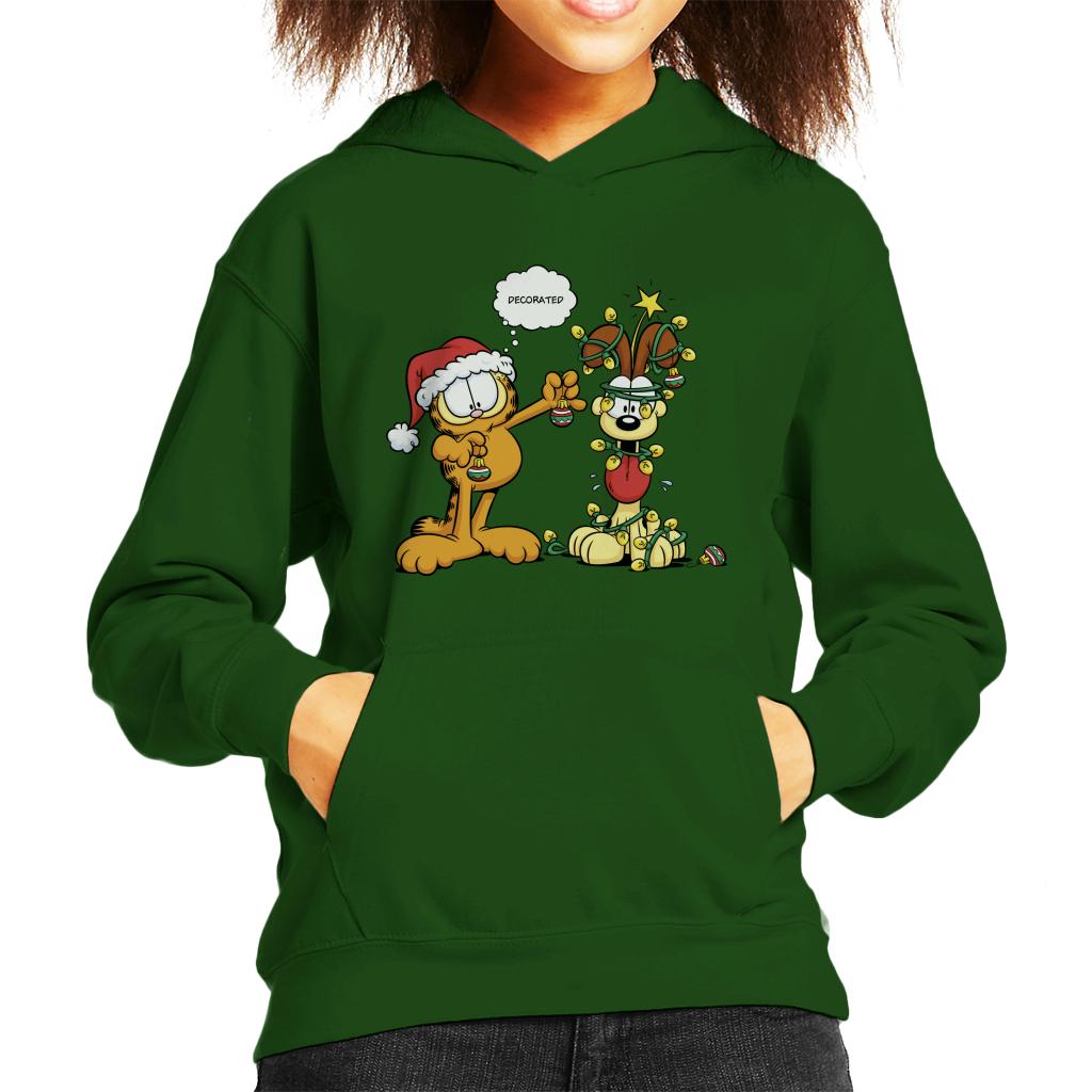 Garfield Christmas Odie Decorated Kid's Hooded Sweatshirt product image 6