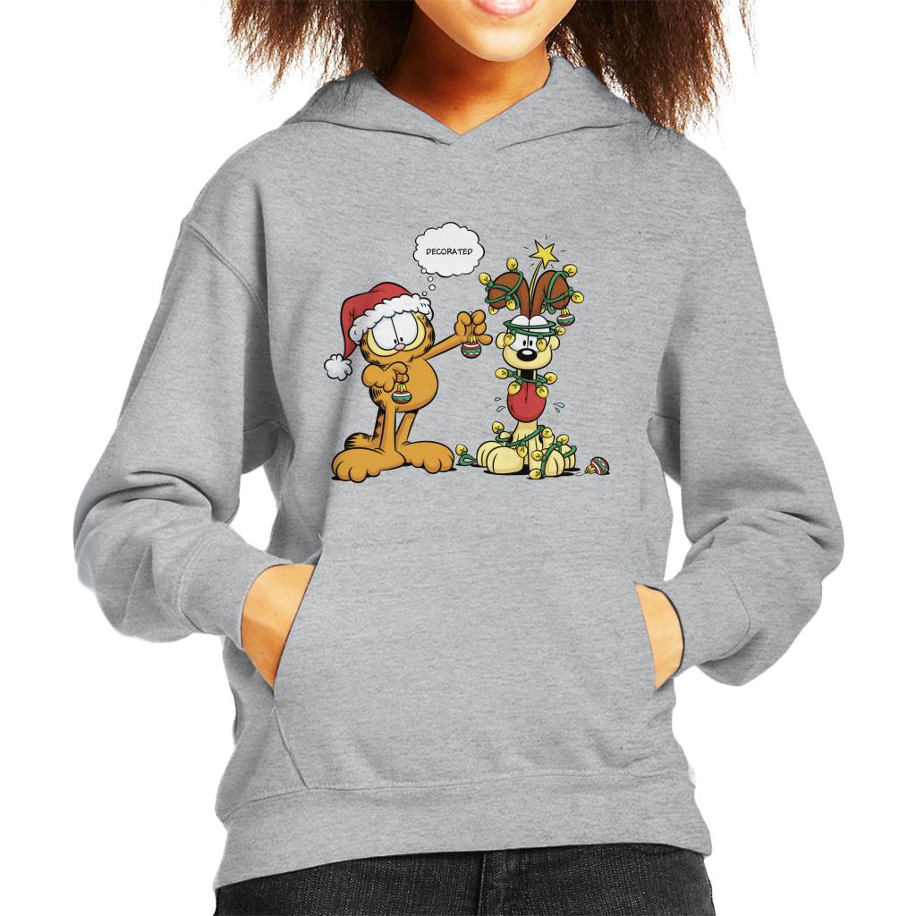 Garfield Christmas Odie Decorated Kid's Hooded Sweatshirt product image 1