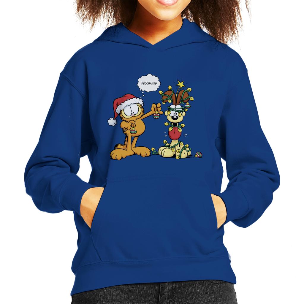 Garfield Christmas Odie Decorated Kid's Hooded Sweatshirt product image 4