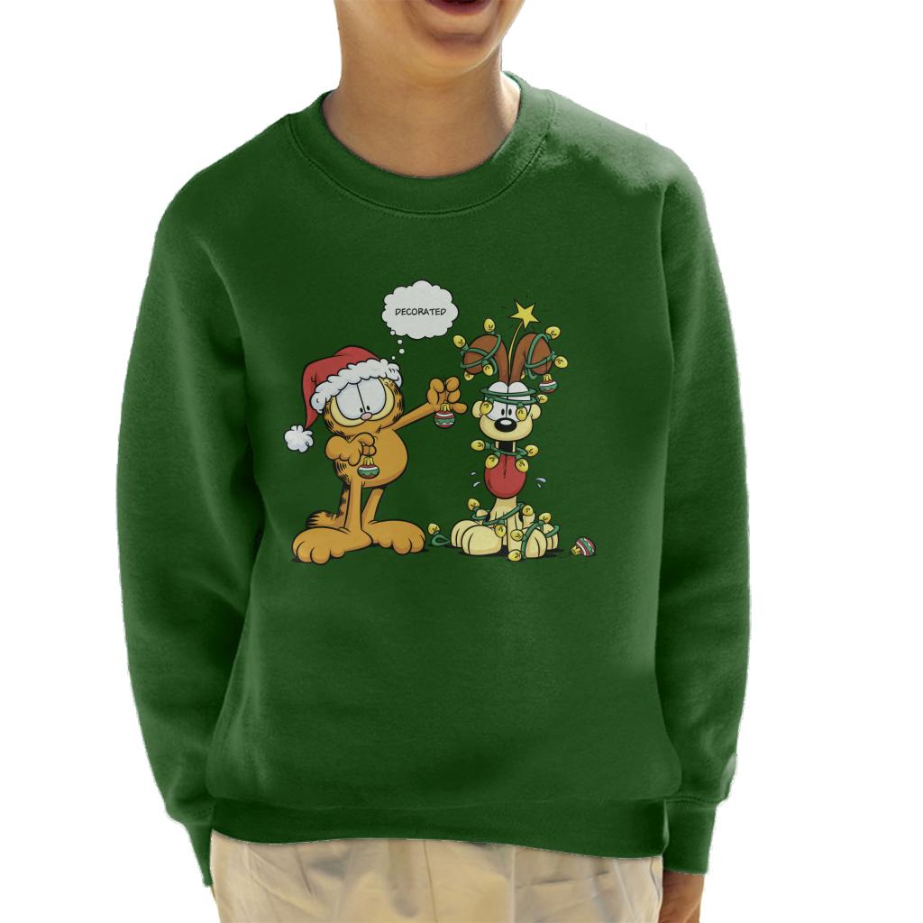 Garfield Christmas Odie Decorated Kid's Sweatshirt product image 6