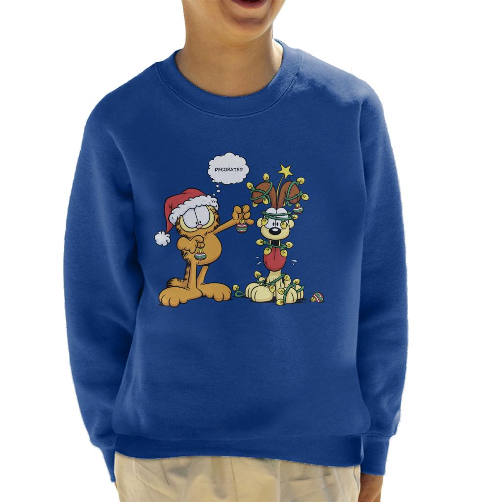 Garfield Christmas Odie Decorated Kid's Sweatshirt product image 4