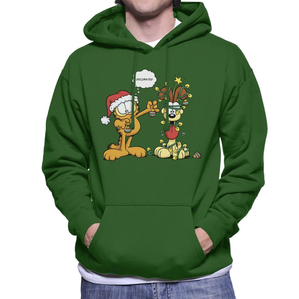 Garfield Christmas Odie Decorated Men's Hooded Sweatshirt product image 6