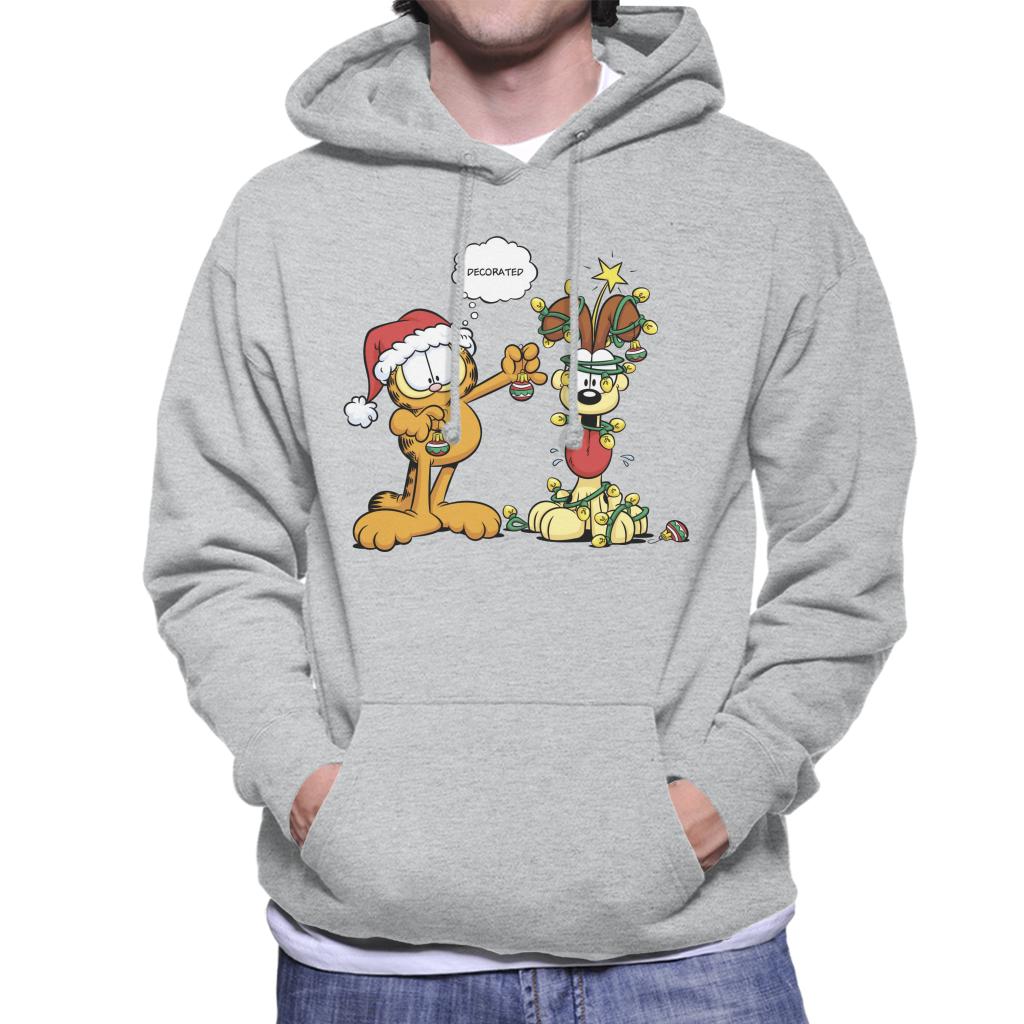 Garfield Christmas Odie Decorated Men's Hooded Sweatshirt product image 1