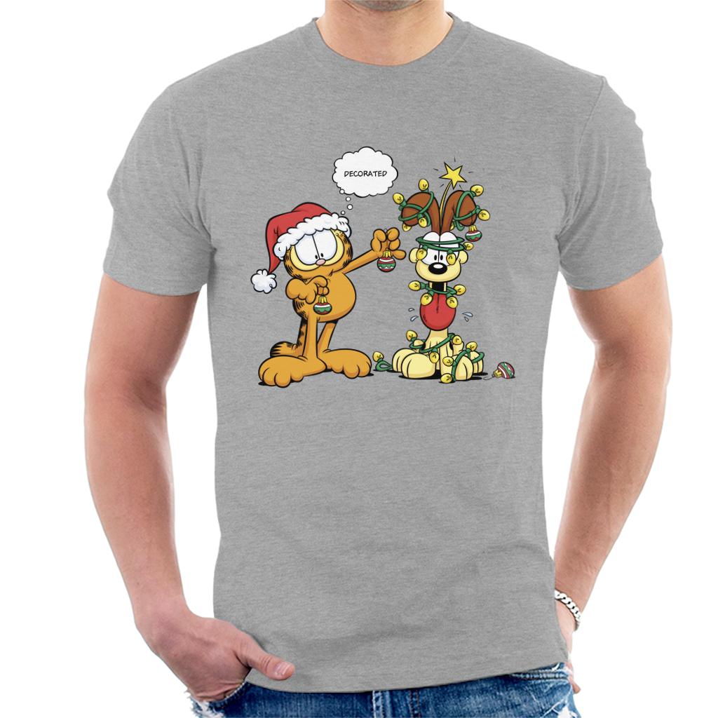Garfield Christmas Odie Decorated Men's T-Shirt product image 1