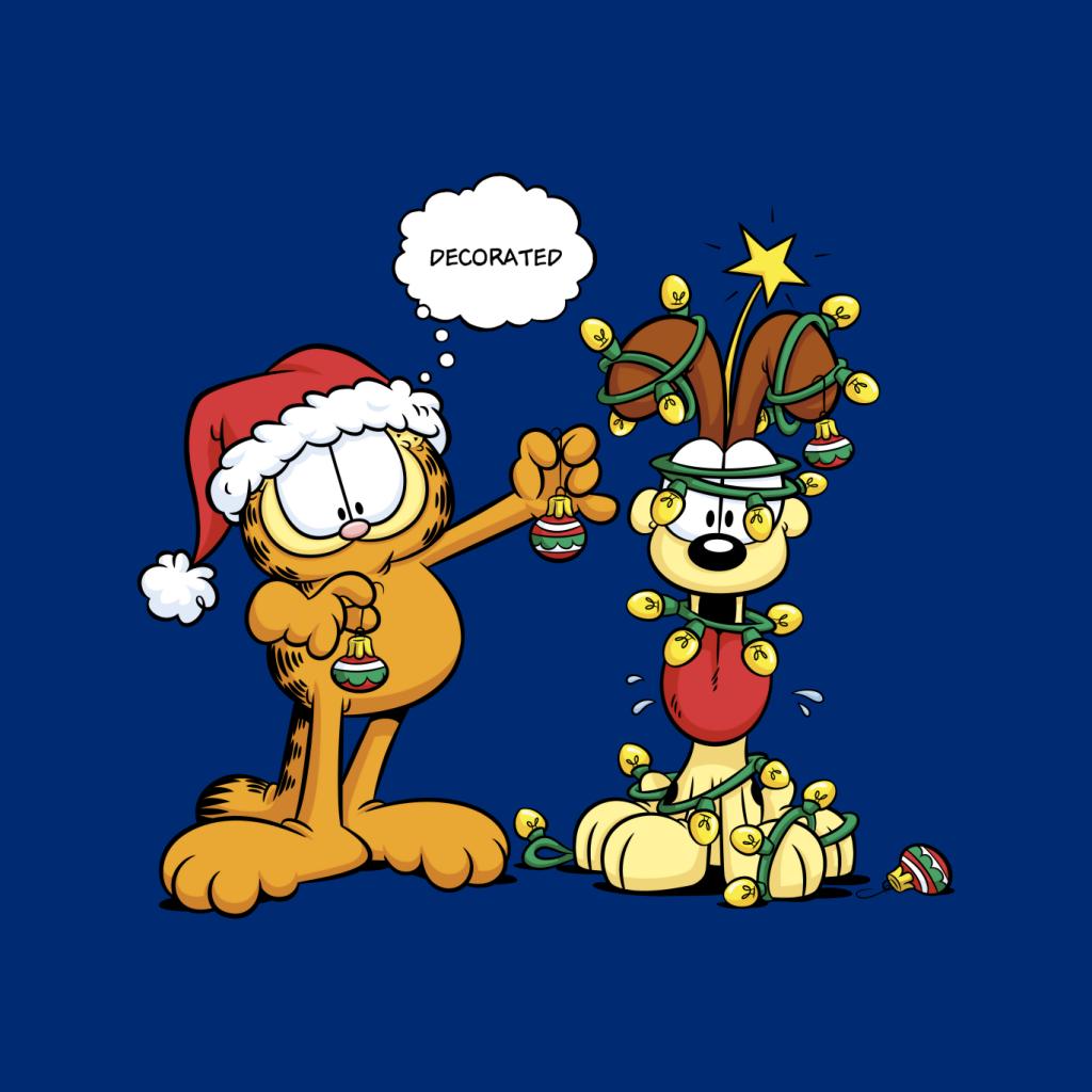 Garfield Christmas Odie Decorated Men's T-Shirt product image 5