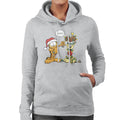 Garfield Christmas Odie Decorated Women's Hooded Sweatshirt product image 1