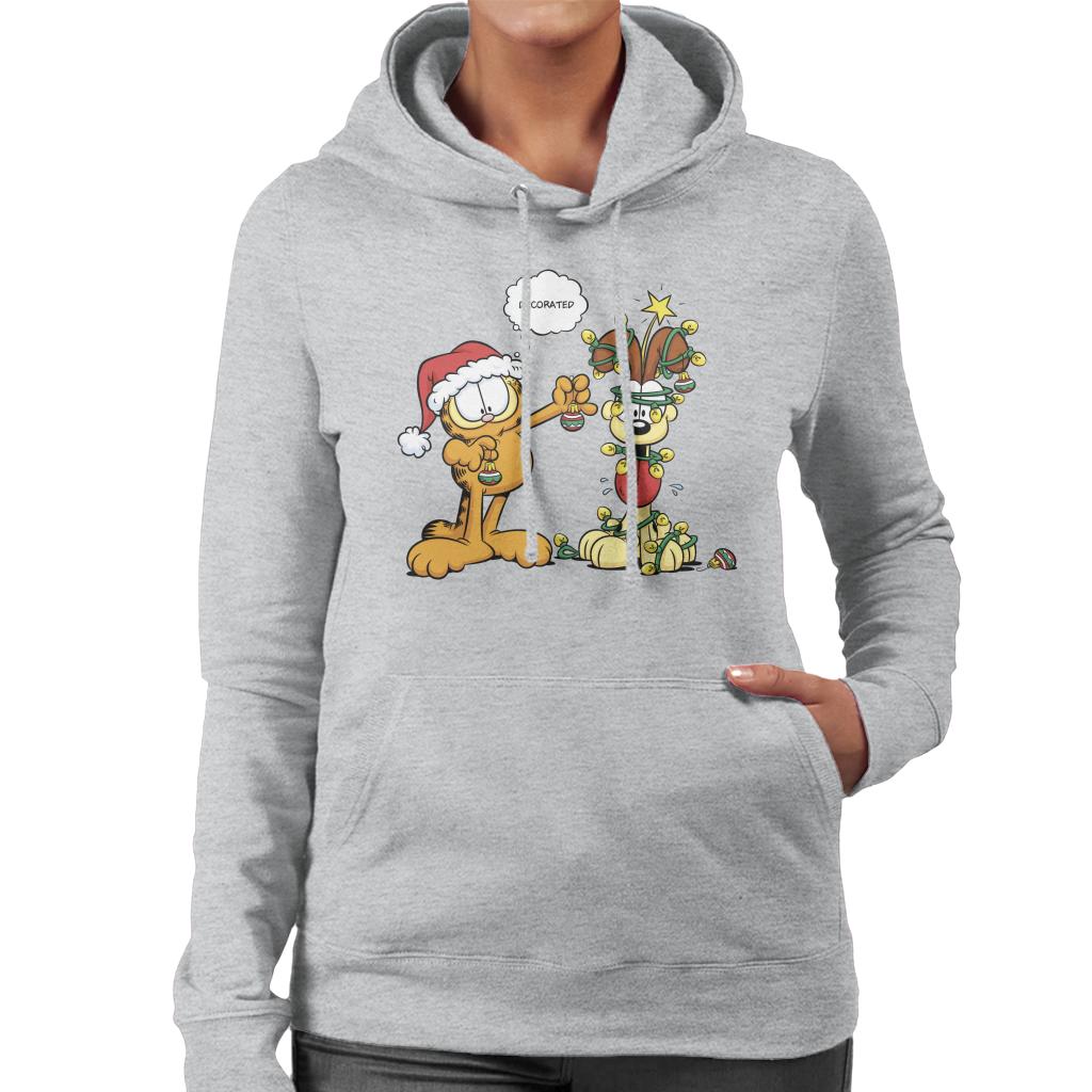 Garfield Christmas Odie Decorated Women's Hooded Sweatshirt product image 1