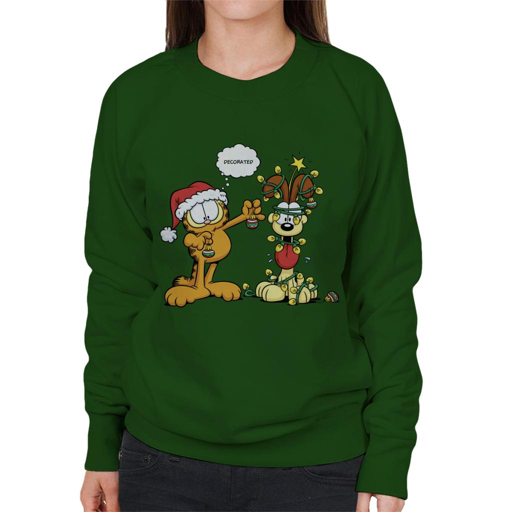 Garfield Christmas Odie Decorated Women's Sweatshirt product image 6