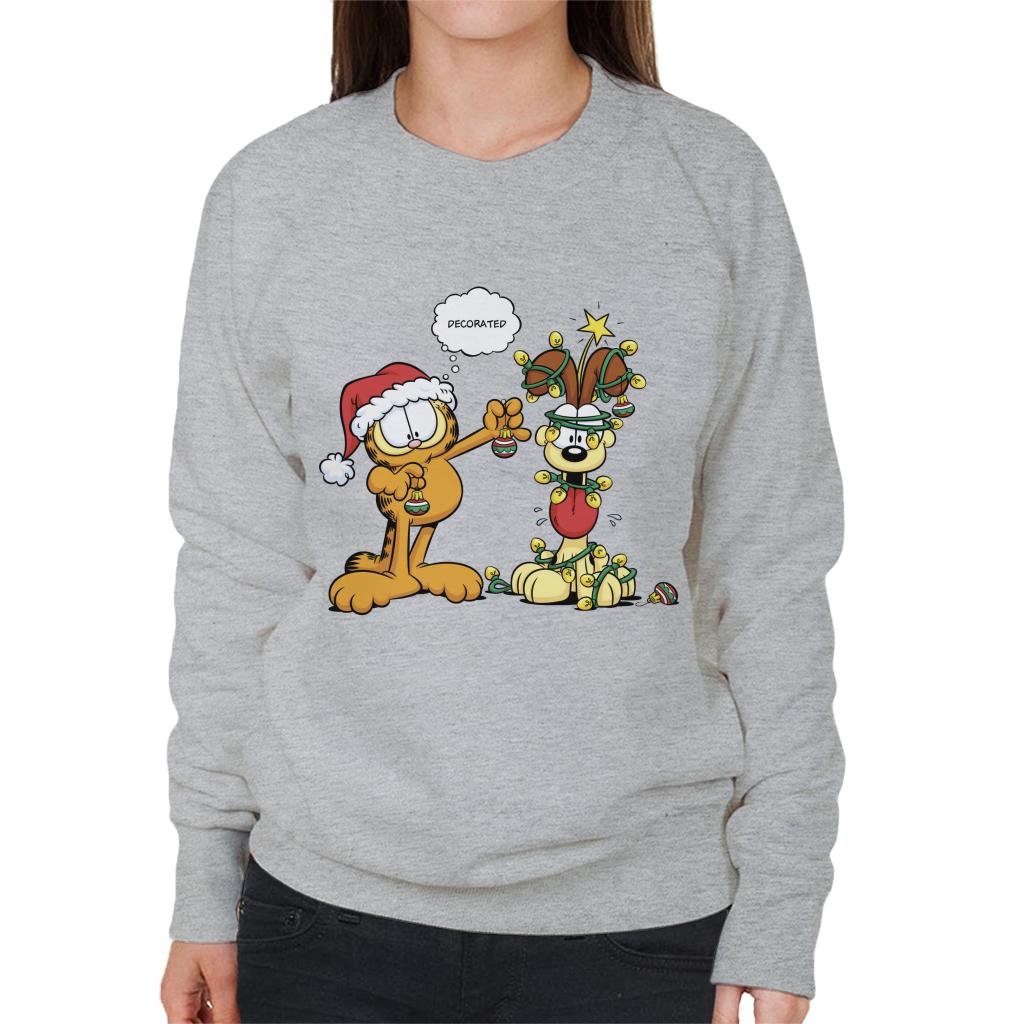 Garfield Christmas Odie Decorated Women's Sweatshirt product image 1
