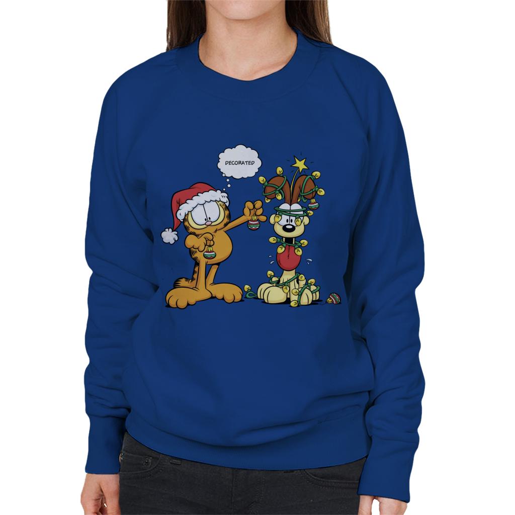Garfield Christmas Odie Decorated Women's Sweatshirt product image 4