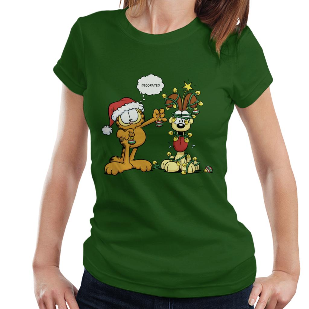 Garfield Christmas Odie Decorated Women's T-Shirt product image 6