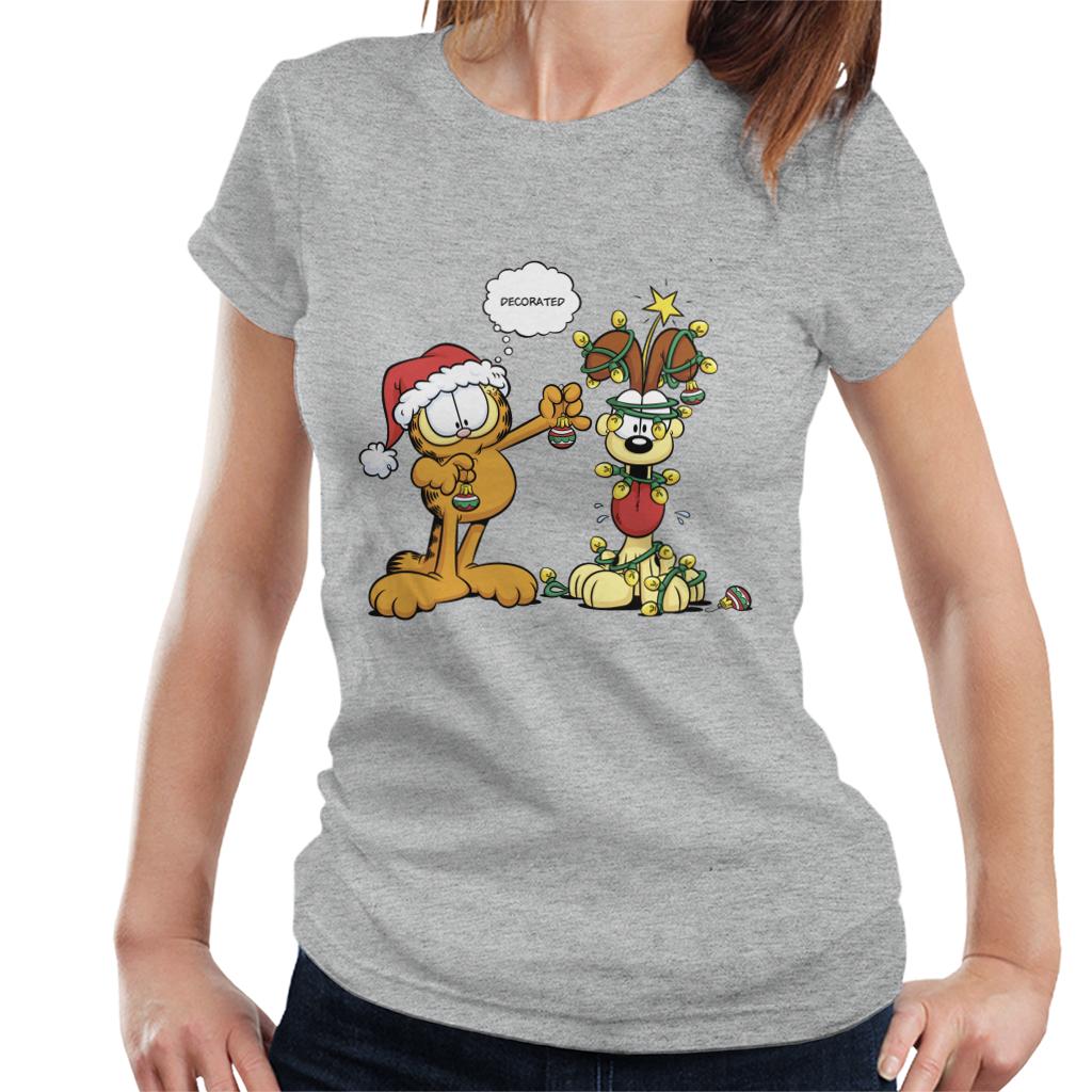 Garfield Christmas Odie Decorated Women's T-Shirt product image 1