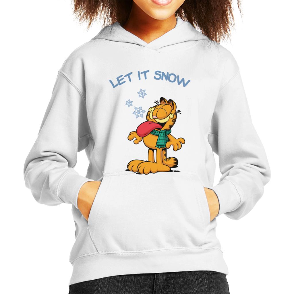 Garfield Let It Snow Christmas Kid's Hooded Sweatshirt product image 4