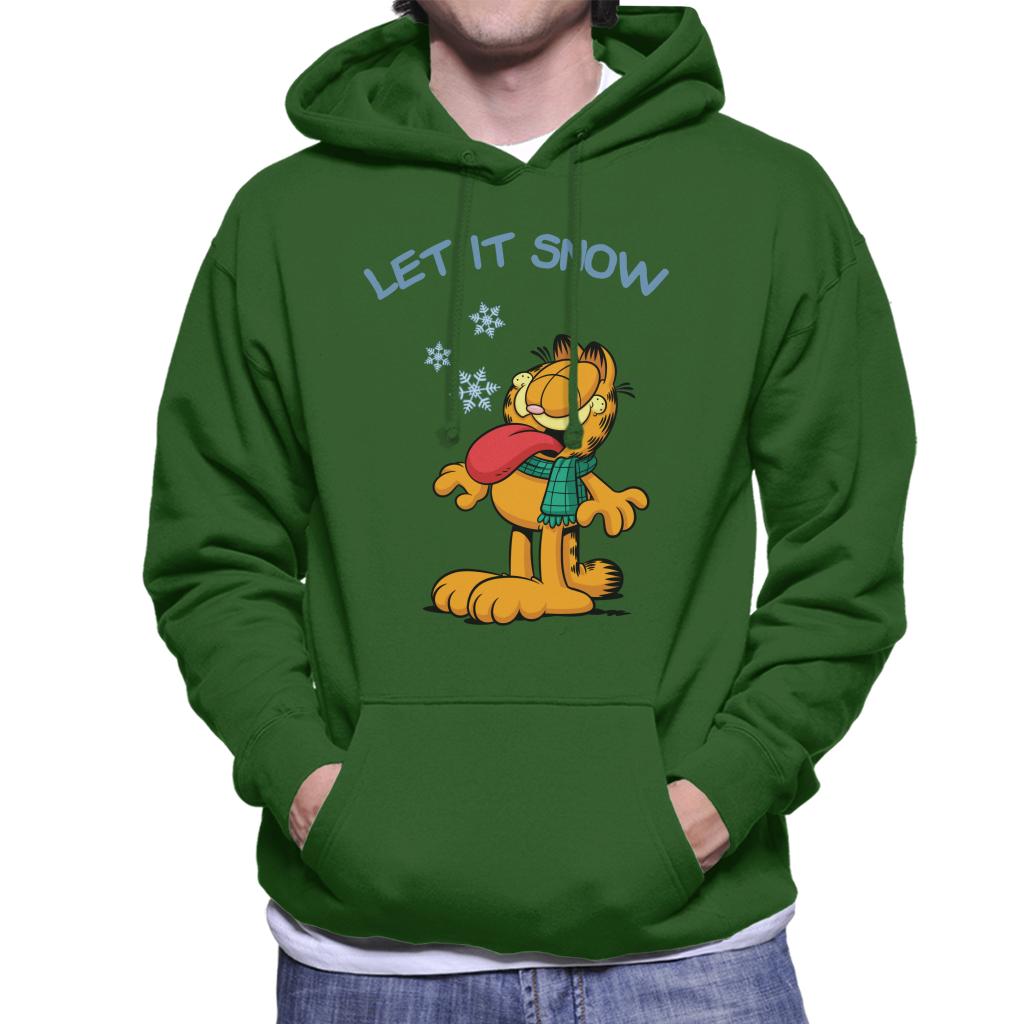 Garfield Let It Snow Christmas Men's Hooded Sweatshirt product image 6