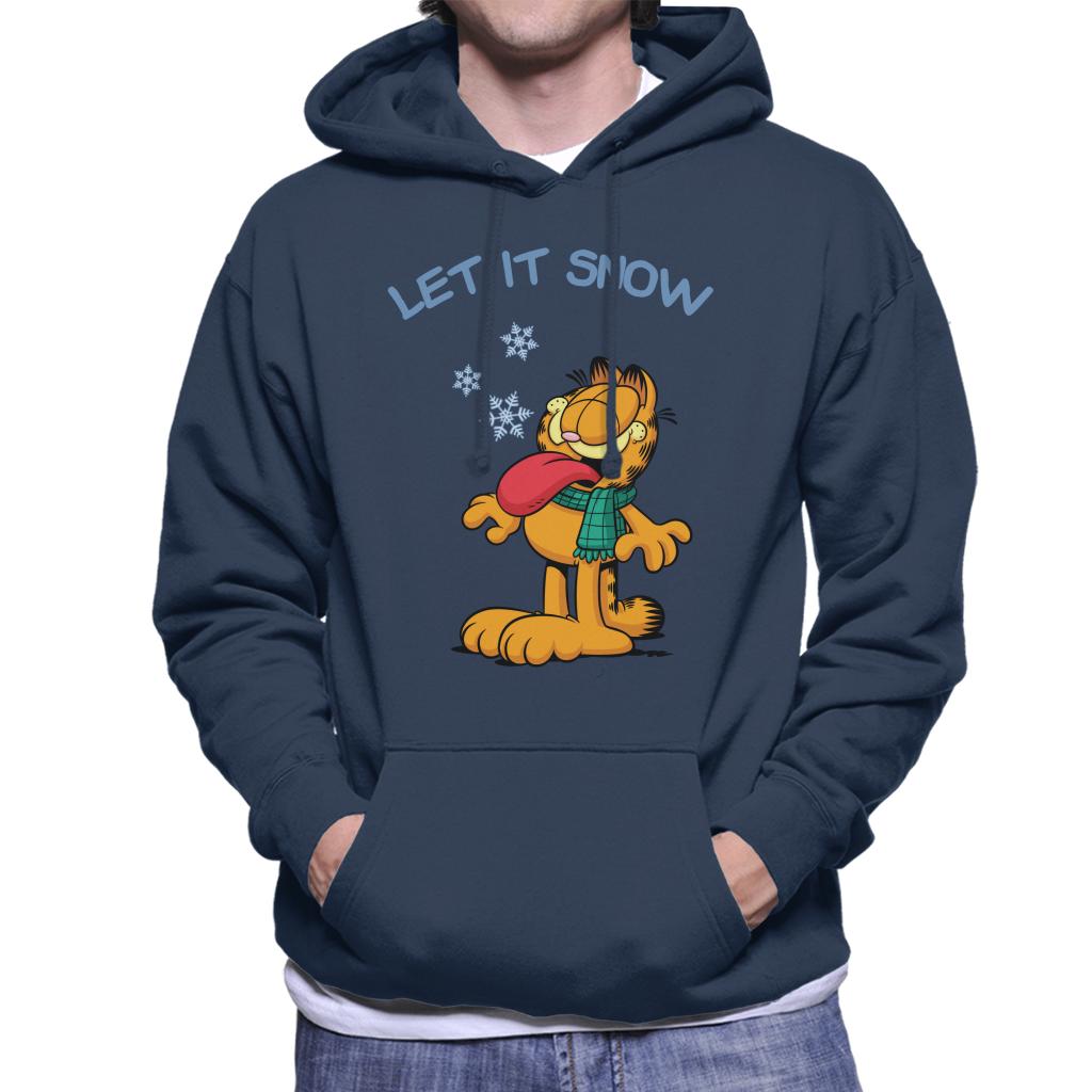 Garfield Let It Snow Christmas Men's Hooded Sweatshirt product image 4