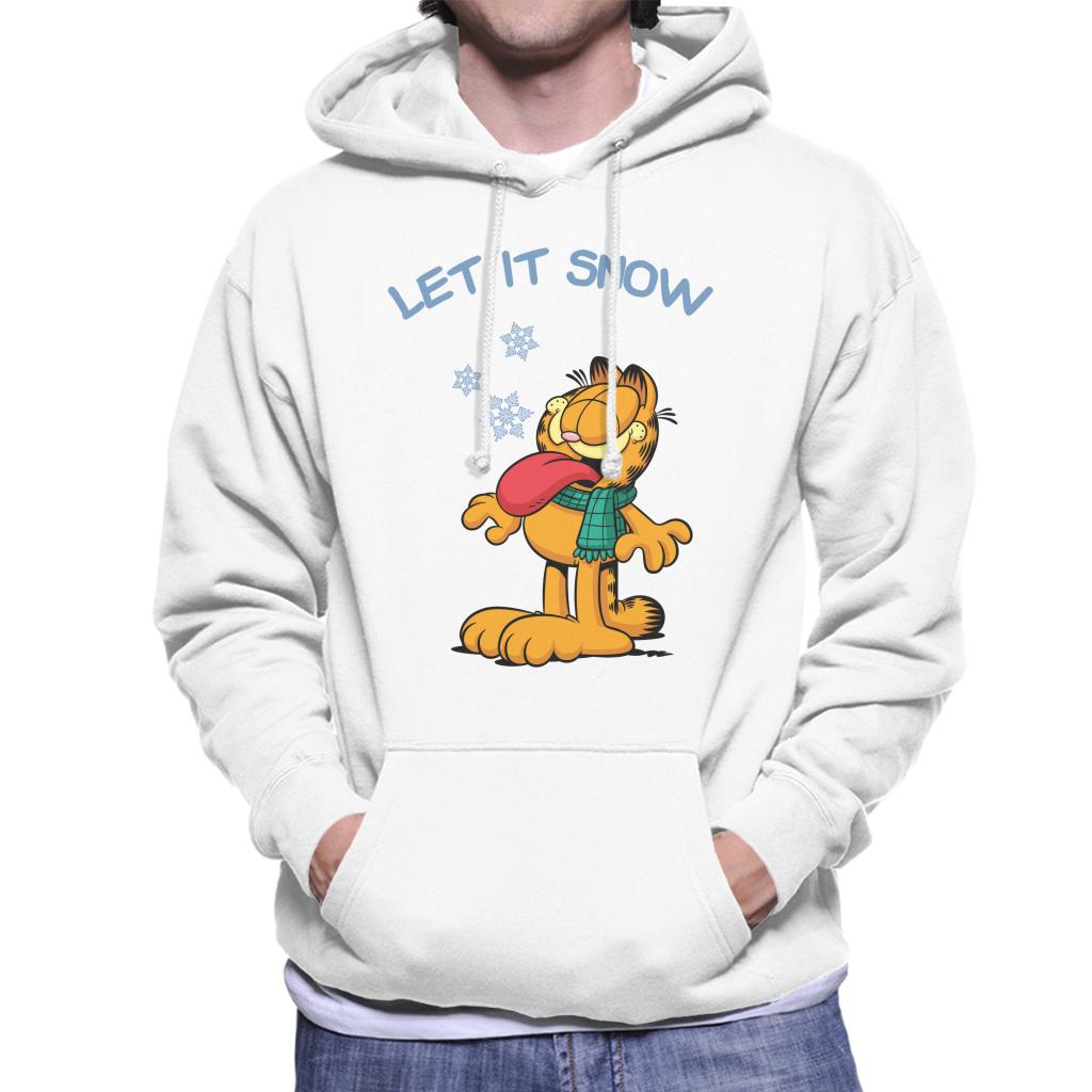 Garfield Let It Snow Christmas Men's Hooded Sweatshirt product image 1