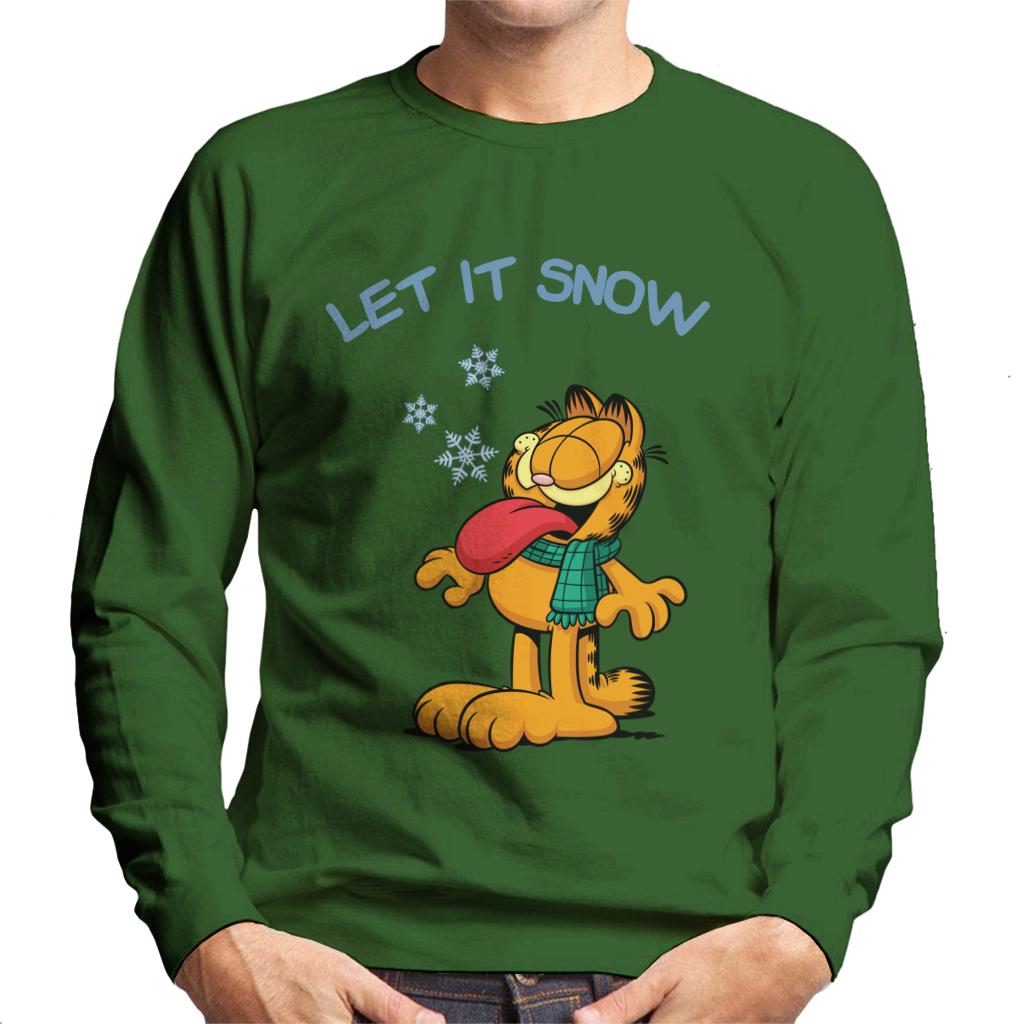 Garfield Let It Snow Christmas Men's Sweatshirt product image 6