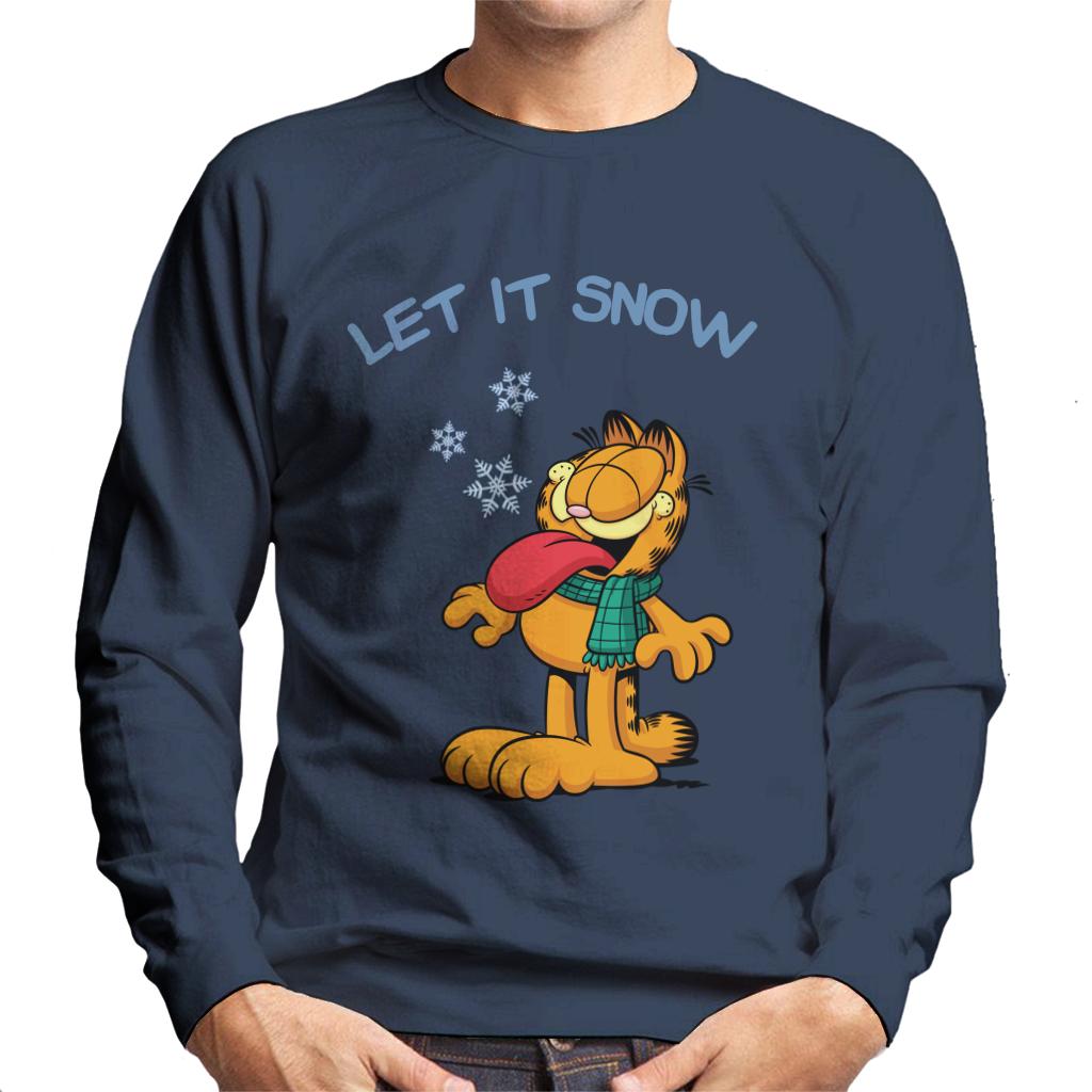 Garfield Let It Snow Christmas Men's Sweatshirt product image 4