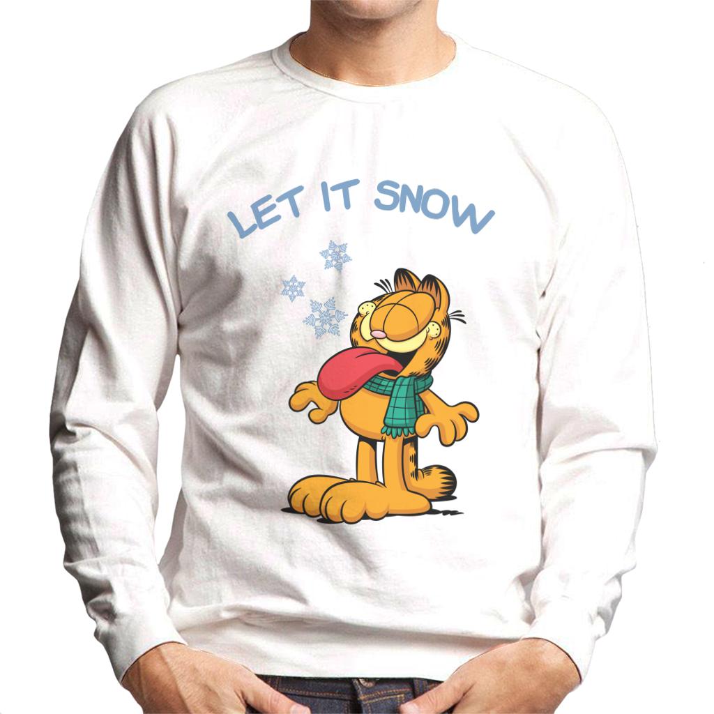 Garfield Let It Snow Christmas Men's Sweatshirt product image 1