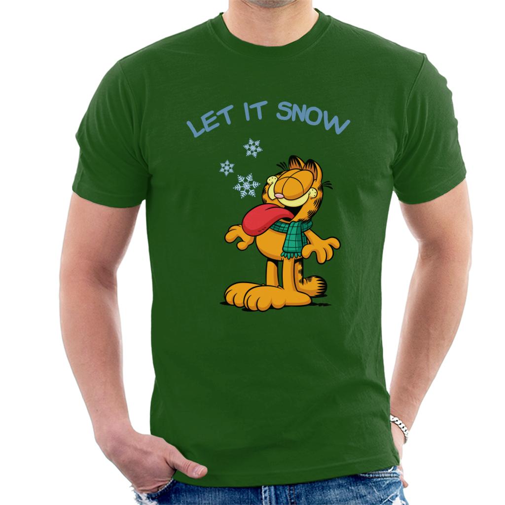 Garfield Let It Snow Christmas Men's T-Shirt product image 6