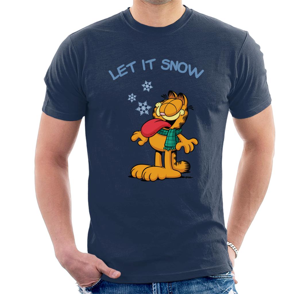 Garfield Let It Snow Christmas Men's T-Shirt product image 4