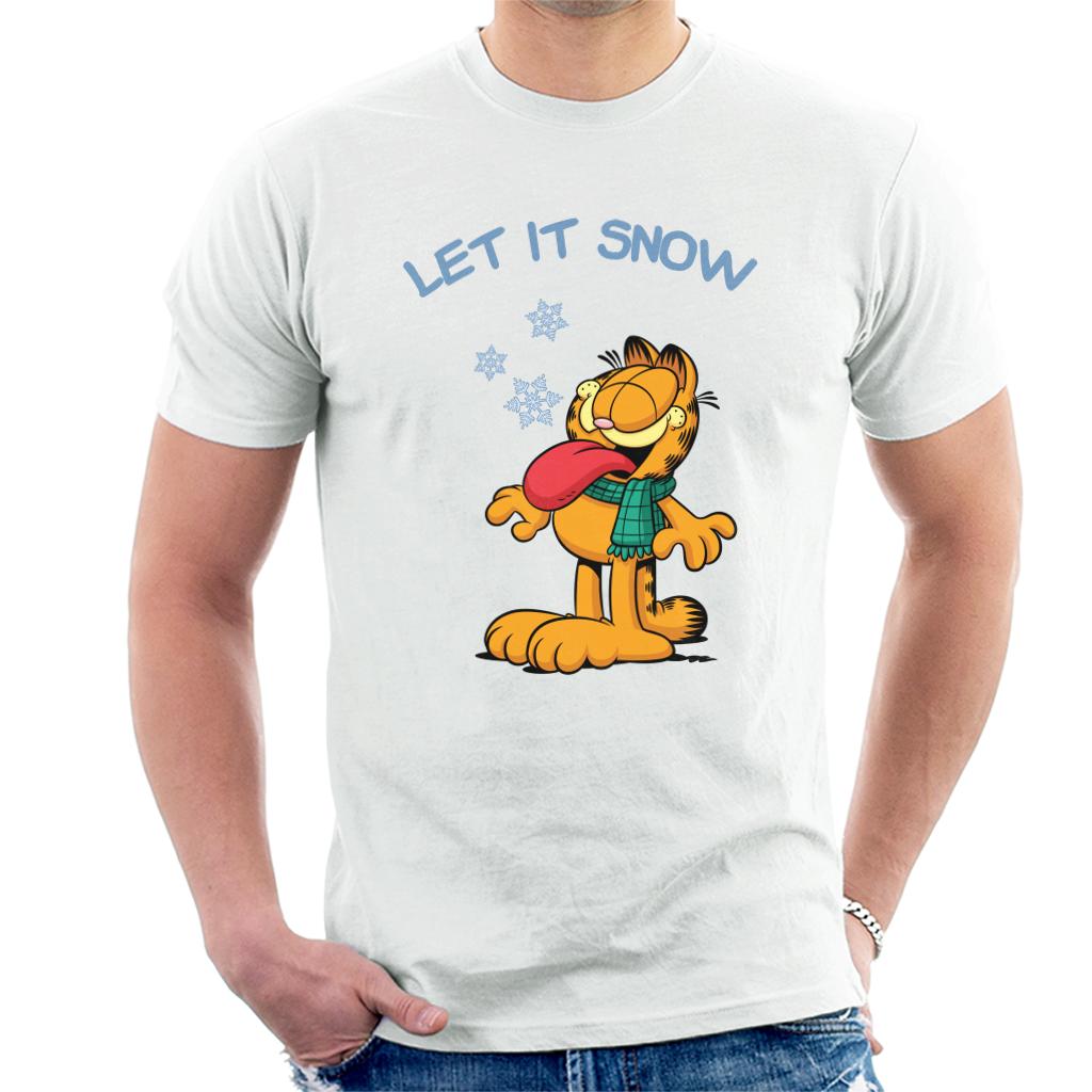 Garfield Let It Snow Christmas Men's T-Shirt product image 1