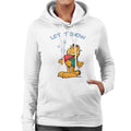 Garfield Let It Snow Christmas Women's Hooded Sweatshirt product image 1