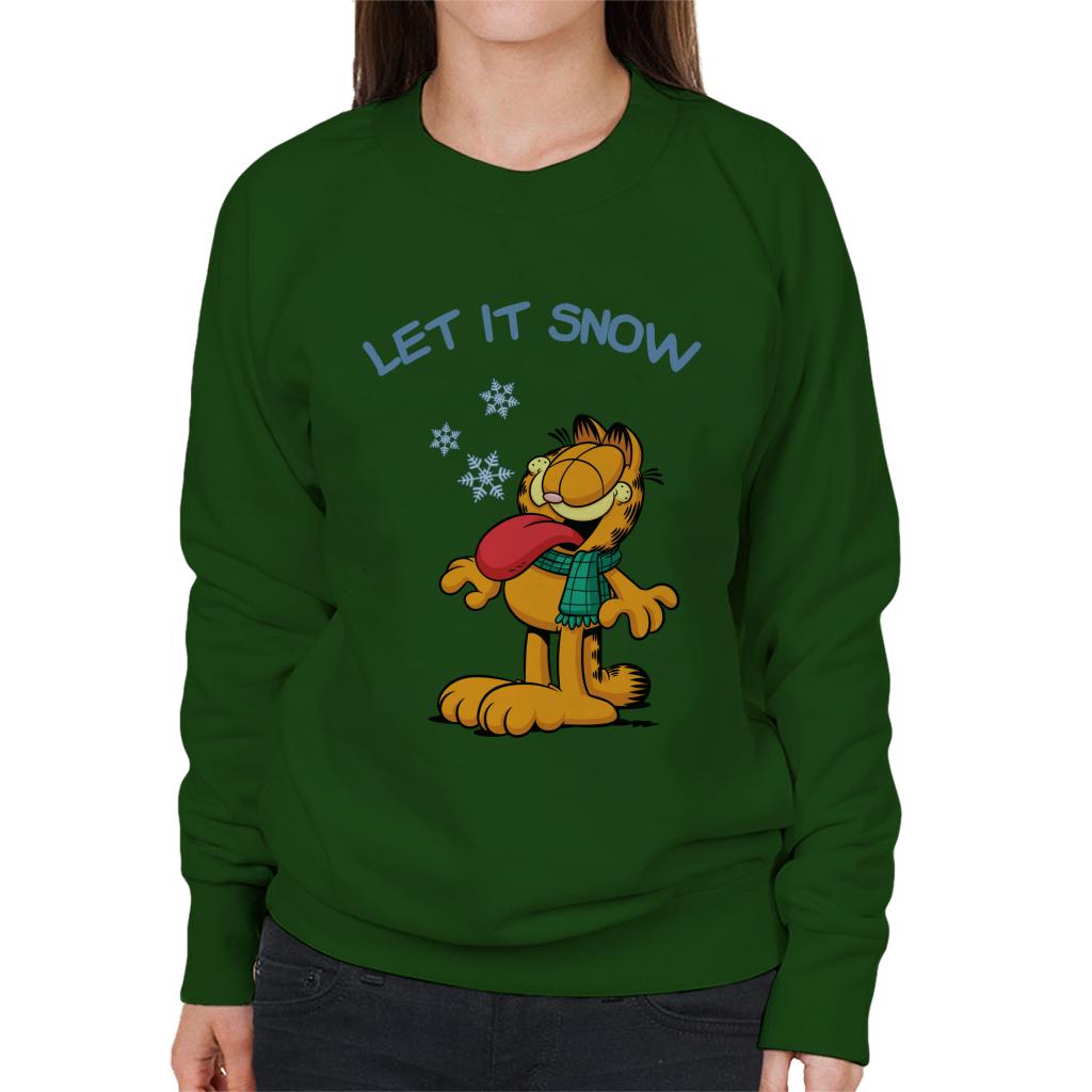 Garfield Let It Snow Christmas Women's Sweatshirt product image 6
