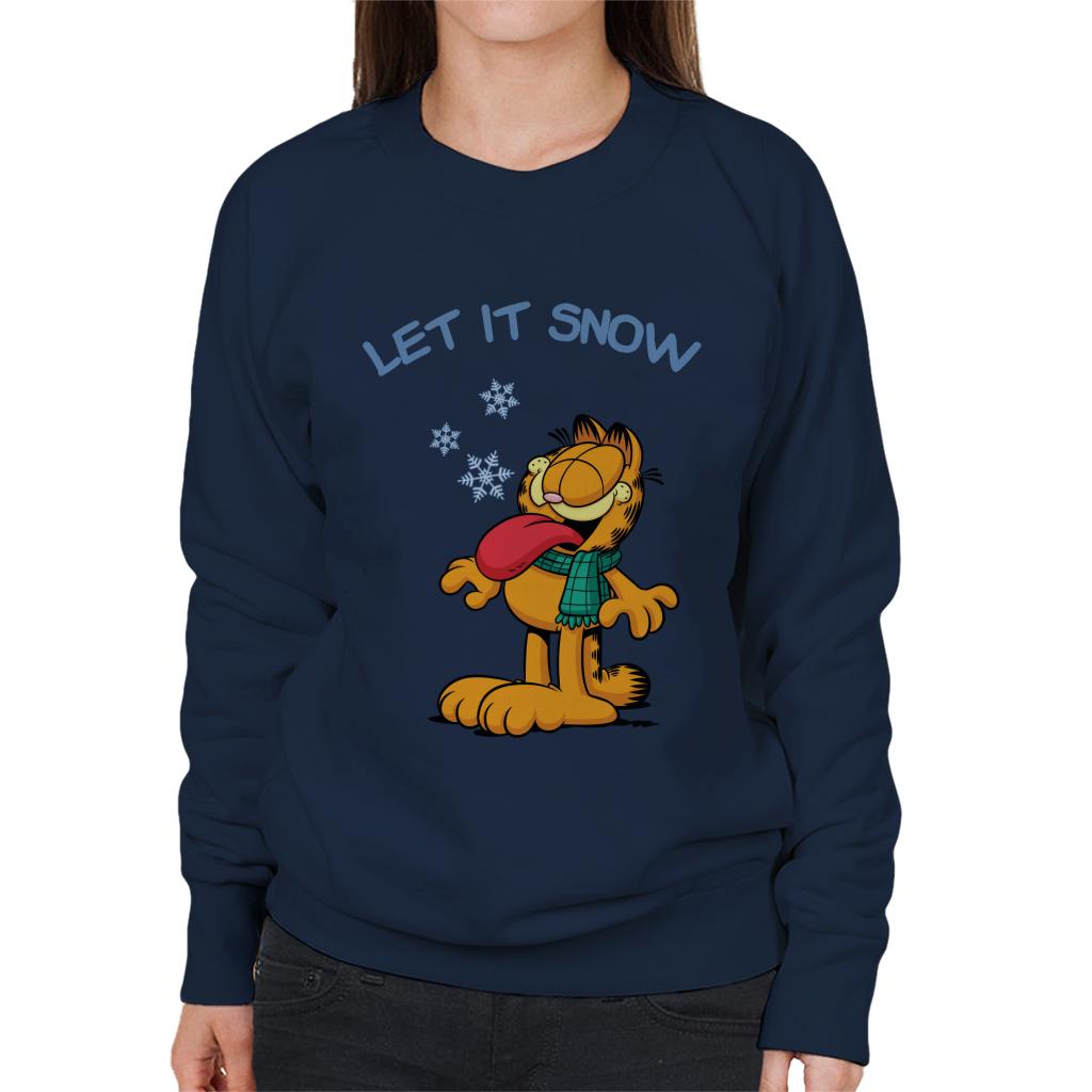 Garfield Let It Snow Christmas Women's Sweatshirt product image 4