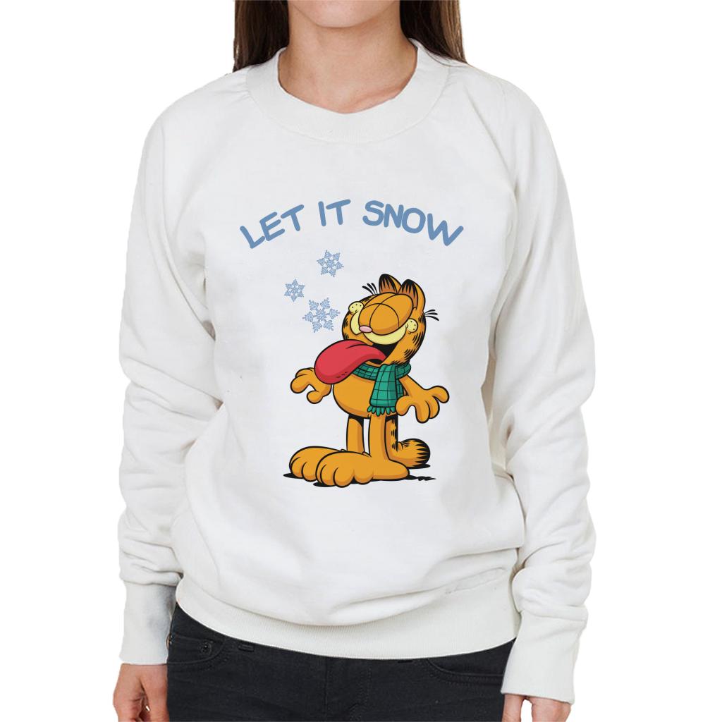 Garfield Let It Snow Christmas Women's Sweatshirt product image 1