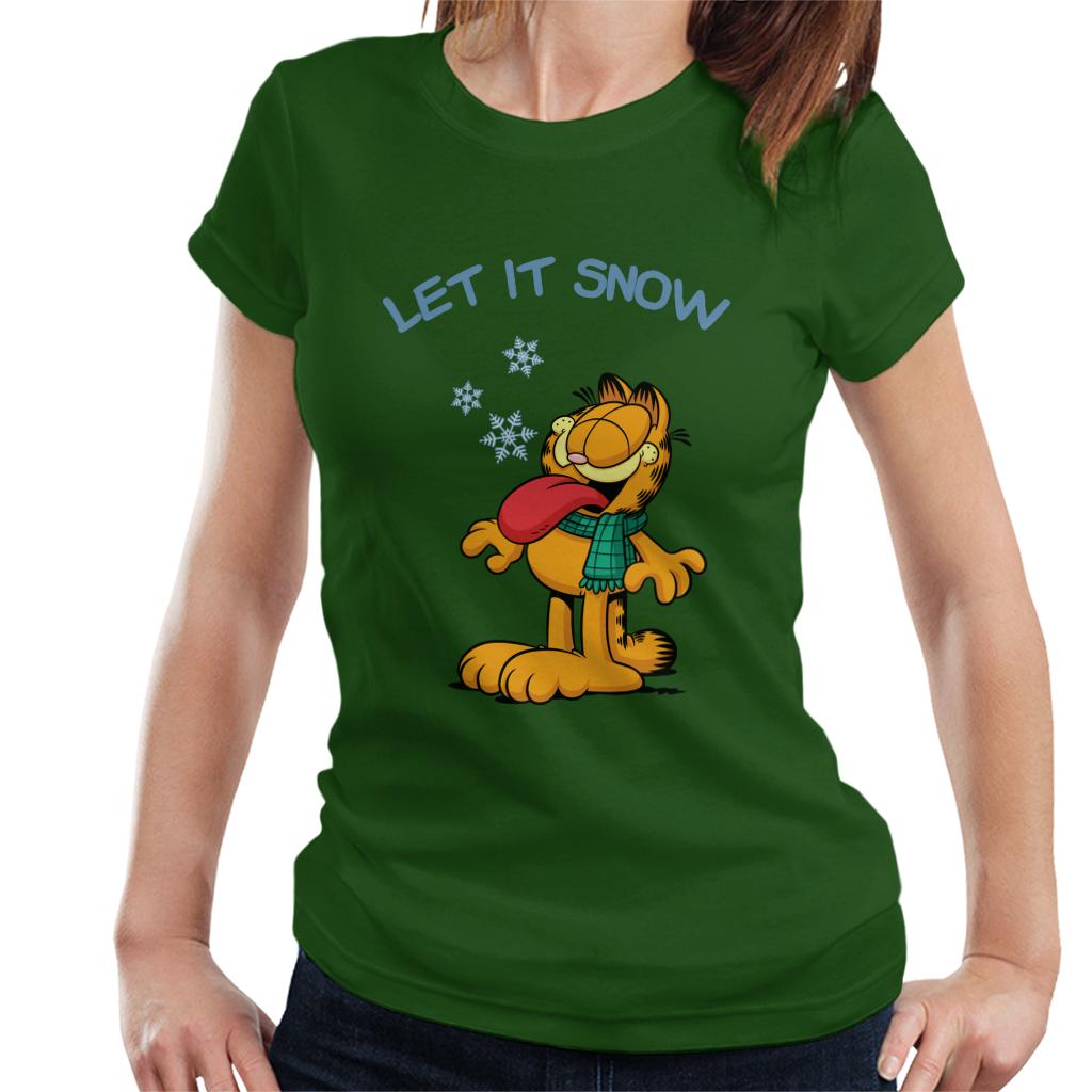 Garfield Let It Snow Christmas Women's T-Shirt product image 6