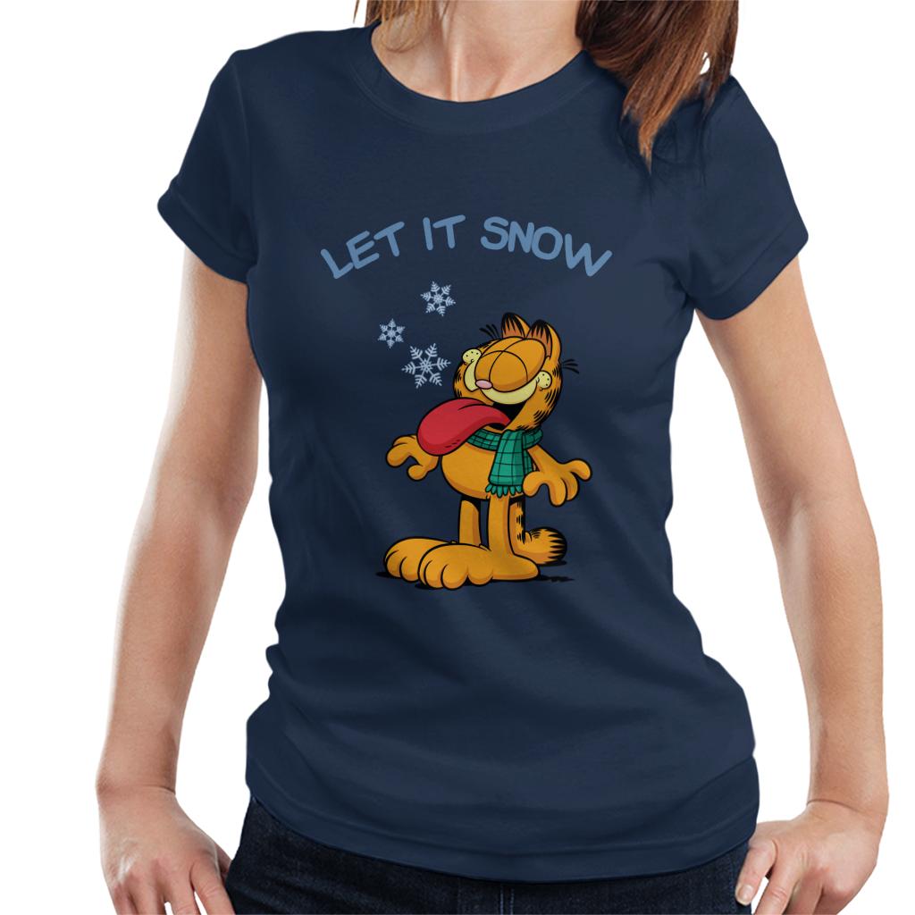 Garfield Let It Snow Christmas Women's T-Shirt product image 4
