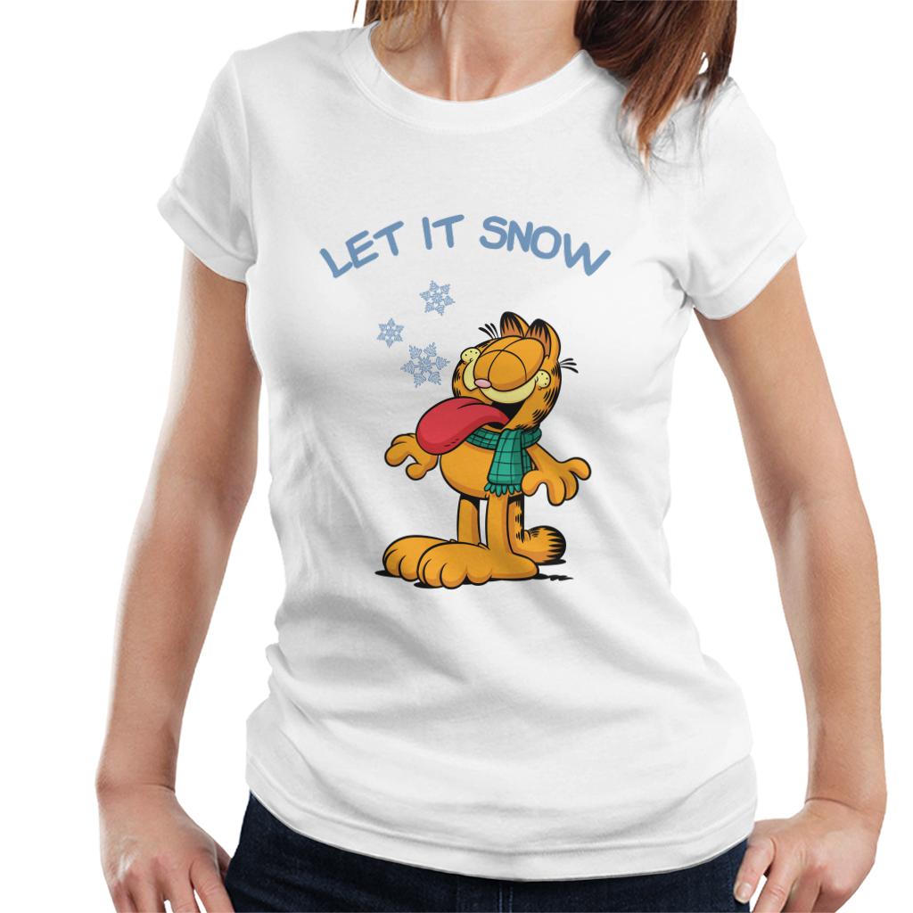 Garfield Let It Snow Christmas Women's T-Shirt product image 1