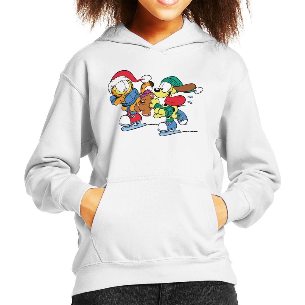 Garfield And Odie Christmas Ice Skating Kid's Hooded product image 6