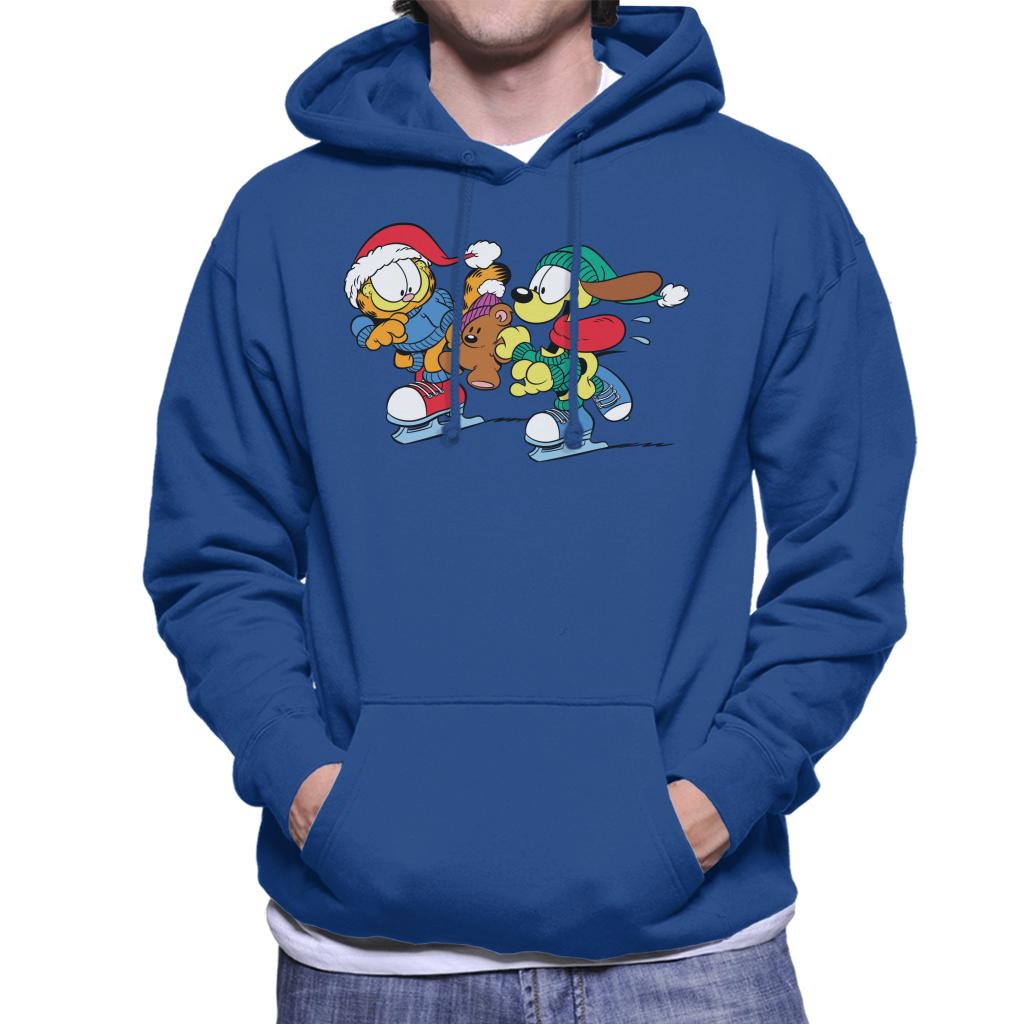 Garfield And Odie Christmas Ice Skating Men's Hooded product image 6