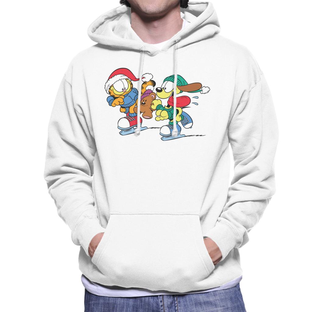 Garfield And Odie Christmas Ice Skating Men's Hooded product image 4